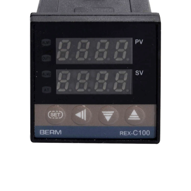 Цифровой PID контроллер температуры REX C100 термостат + 25DA SSR реле K термопары 1 м M6
