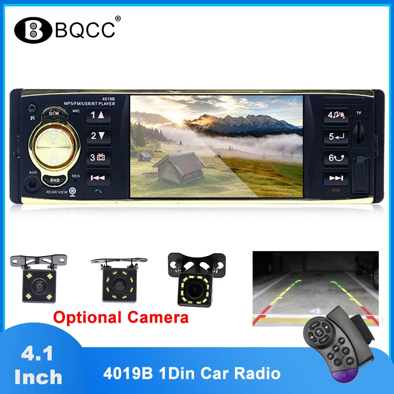 1Din 4019B 4.1"Bluetooth Car MP3 Radio Autoradio Stereo FM USB Steering Wheel Remote Control Auto Audio Car Multimedia Player
1Din 4019B 4.1"Bluetooth Car MP3 Radio Autoradio Stereo FM USB Steering Wheel Remote Control Auto Audio Car Multimedia Player