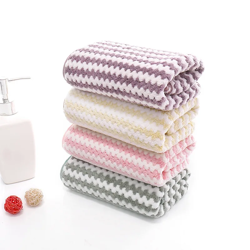 35x75CM superfine fiber quick-drying towel, corrugated towel, warp-knitted high-density cationic face wash towel, pure cotton so
35x75CM superfine fiber quick-drying towel, corrugated towel, warp-knitted high-density cationic face wash towel, pure cotton so