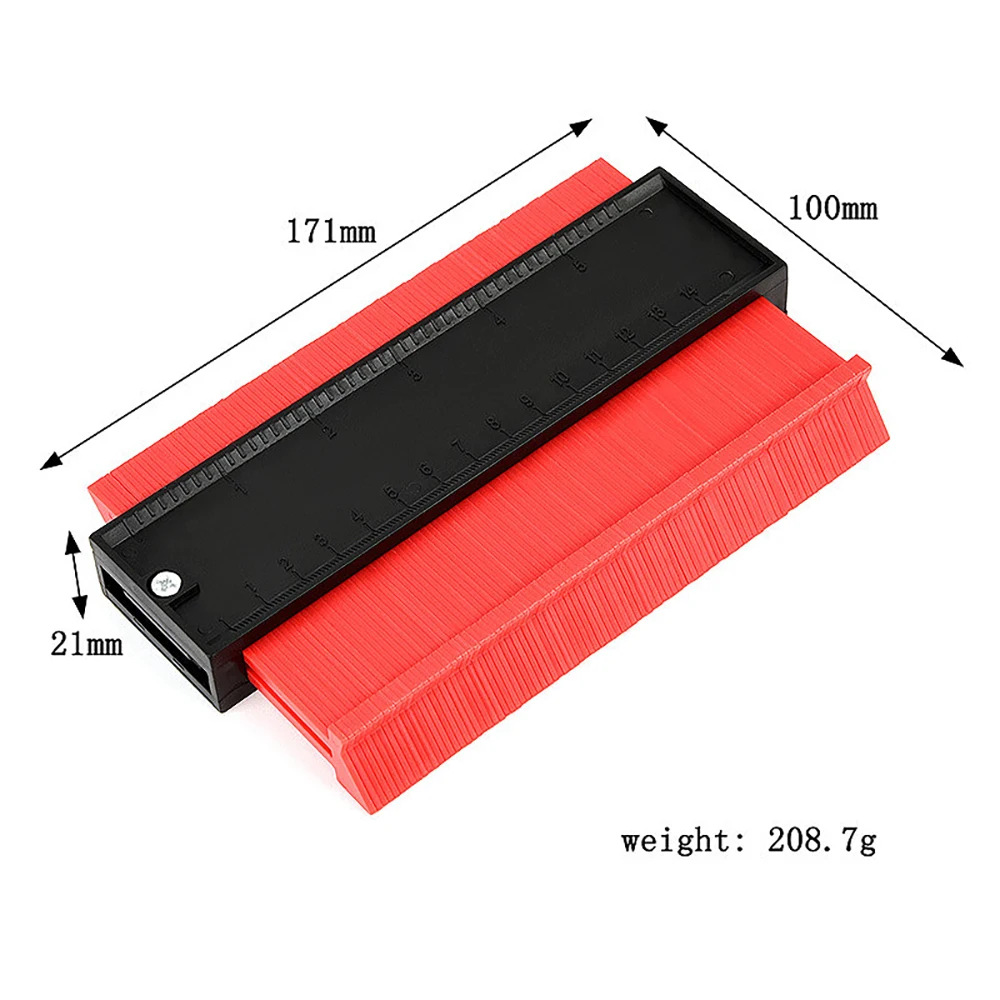 Multi-Functional Profile Measuring Tools Deep Duplicator Tiling Laminate Woodworking Irregular Plastic Gauge Contour Gauge Ruled
Multi-Functional Profile Measuring Tools Deep Duplicator Tiling Laminate Woodworking Irregular Plastic Gauge Contour Gauge Ruled