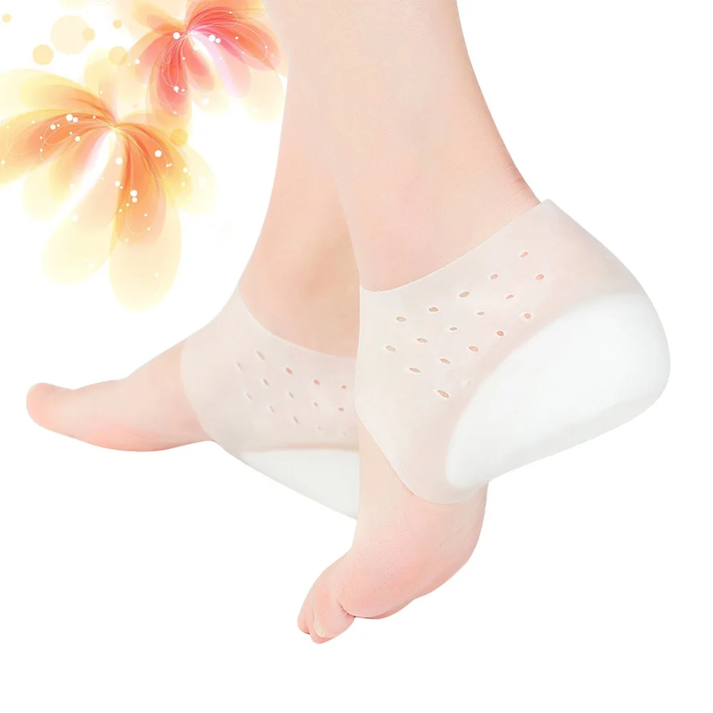 Silicone Heel Pads Cover Heightening Insole Invisible Heighten Insole Inside Heighten Heel Pads (2cm)