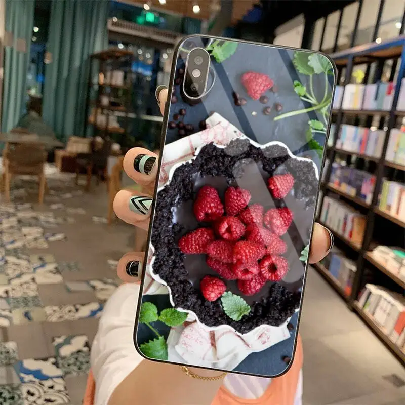 Food Wallpaper Raspberry black Phone Case Hull Tempered Glass For iPhone 11 Pro XR XS MAX 8 X 7 6S 6 Plus SE 2020 case 
Food Wallpaper Raspberry black Phone Case Hull Tempered Glass For iPhone 11 Pro XR XS MAX 8 X 7 6S 6 Plus SE 2020 case