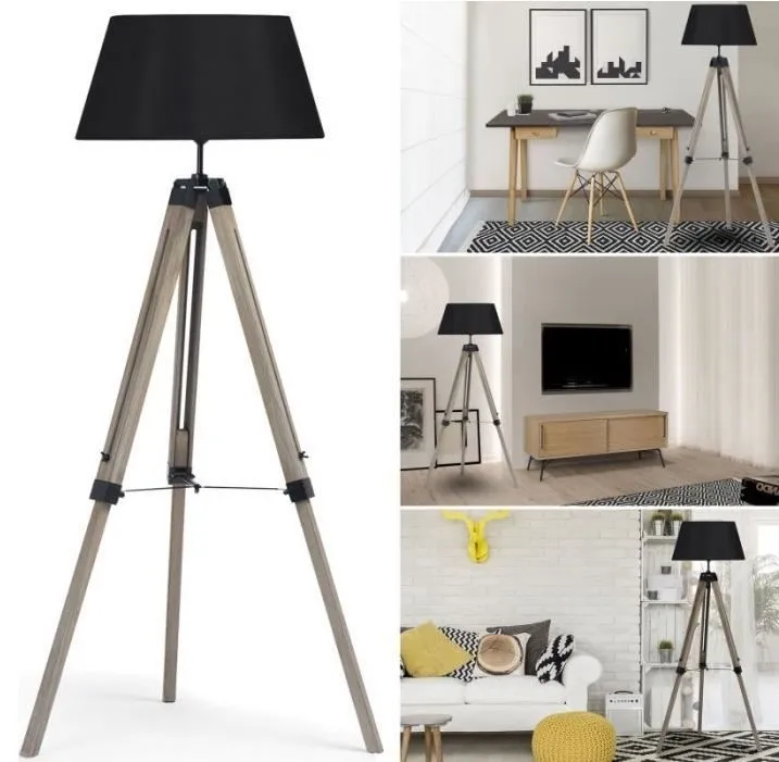 Nordic Tripot Floor Lamps Wood Fabric Lampshade Tripod Standing Lamp For Living Room Corner Floor Lamp Wooden Bed Lamp Floor HWC
Nordic Tripot Floor Lamps Wood Fabric Lampshade Tripod Standing Lamp For Living Room Corner Floor Lamp Wooden Bed Lamp Floor HWC