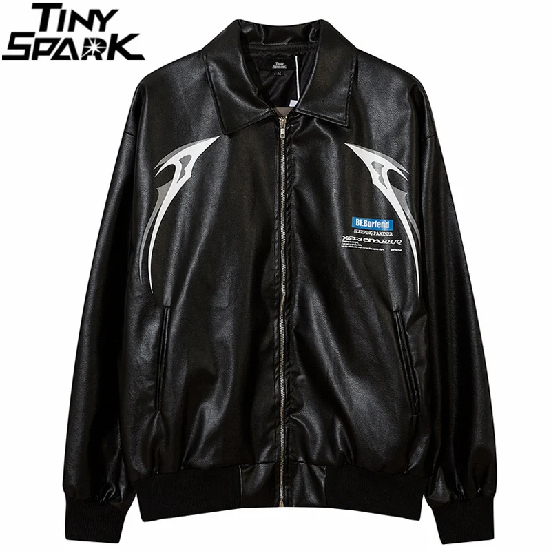 2021 Men Hip Hop PU Leather Jacket Streetwear Graphic Letter Print Jacket Coat Harajuku Casual Autumn Leather Jacket Outwear Zip
2021 Men Hip Hop PU Leather Jacket Streetwear Graphic Letter Print Jacket Coat Harajuku Casual Autumn Leather Jacket Outwear Zip