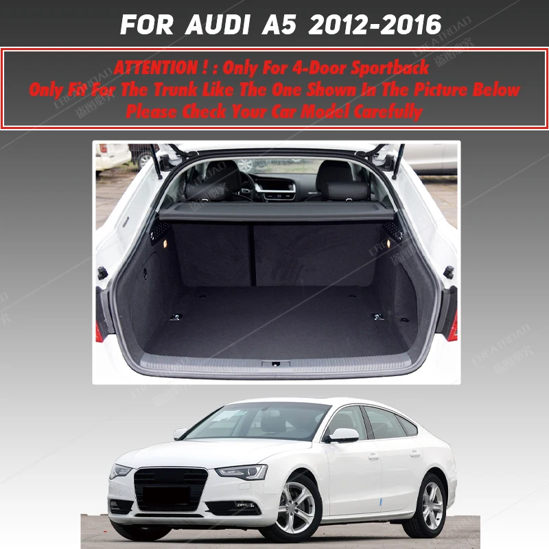 Коврик для багажника автомобиля Audi A5 Sedan/Sportback four Door 2012 2013 2014 2015 2016 |