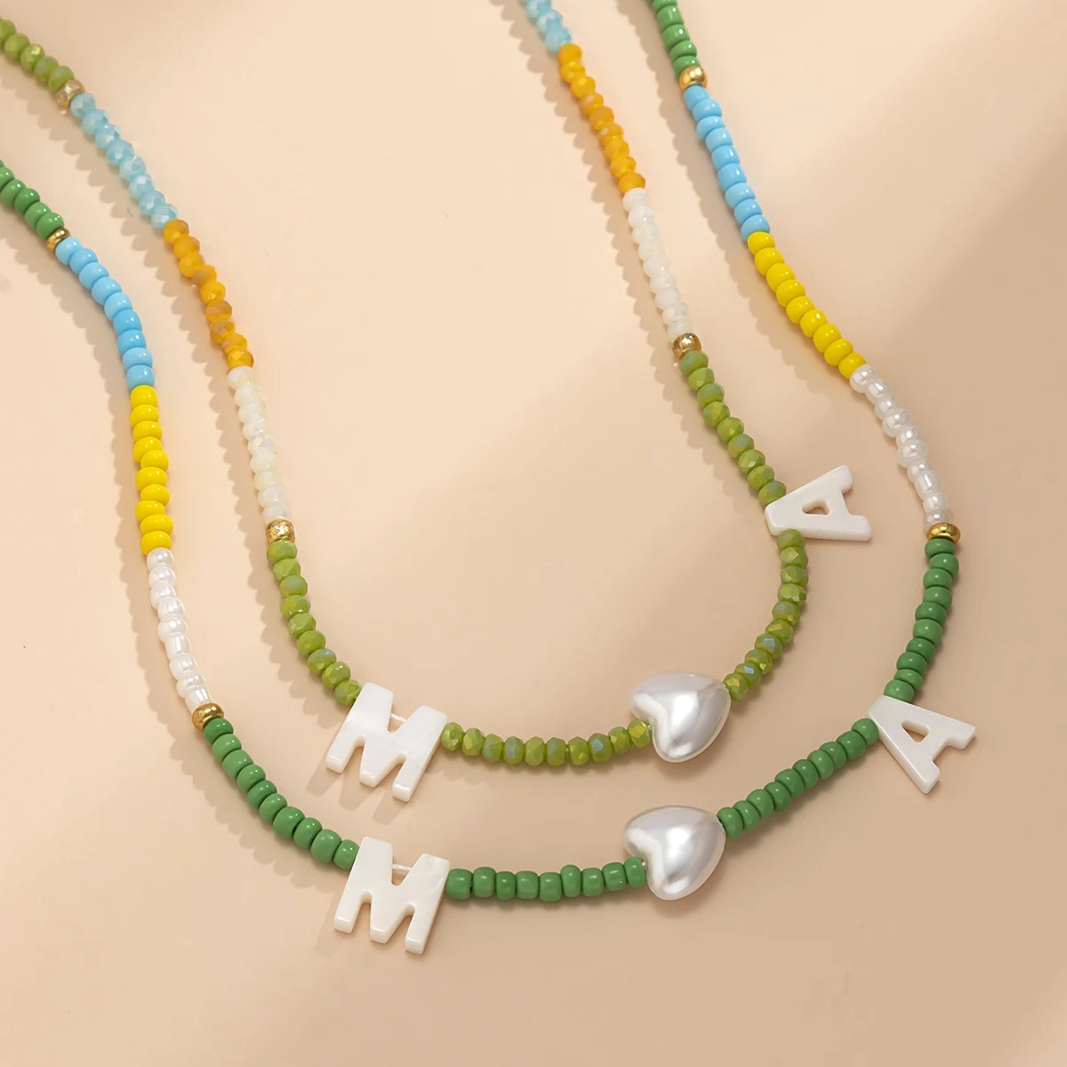Ingemark Boho Colorful Crystal Bead Choker Necklace for Women Boutique Shell Letter Name Heart Chain Y2K Jewelry Bijoux Femme
Ingemark Boho Colorful Crystal Bead Choker Necklace for Women Boutique Shell Letter Name Heart Chain Y2K Jewelry Bijoux Femme