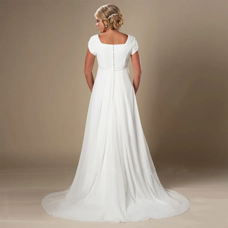YILIBER New Simple Wedding Dress Backless Sleeveless Design Chiffon Lace Bride Dresses Princess Dress Plus Size Tailor-made
YILIBER New Simple Wedding Dress Backless Sleeveless Design Chiffon Lace Bride Dresses Princess Dress Plus Size Tailor-made