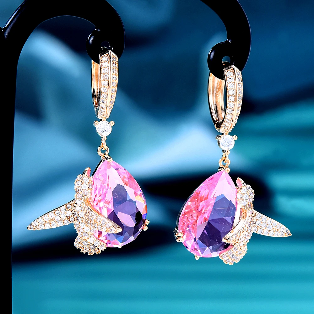 Blachette Trend Luxury Cubic Zirconia Dangle Earrings For Women Female Top Quality Banquet Party Boutique Jewelry Accessories
Blachette Trend Luxury Cubic Zirconia Dangle Earrings For Women Female Top Quality Banquet Party Boutique Jewelry Accessories