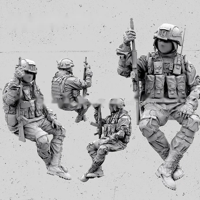 1/35 Смола белая Модель Смола Модель солдаты российского спецназа нужно вручную раскрасить модель бесплатная доставка
1/35 Смола белая Модель Смола Модель солдаты российского спецназа нужно вручную раскрасить модель бесплатная доставка