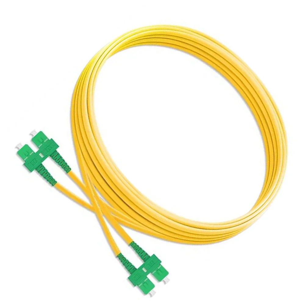 Fiber Optic Patch Cable SC/APC-SC/APC Singlemode Duplex Fiber 3.0mm PVC Fiber optic jumper Patch Cable
Fiber Optic Patch Cable SC/APC-SC/APC Singlemode Duplex Fiber 3.0mm PVC Fiber optic jumper Patch Cable