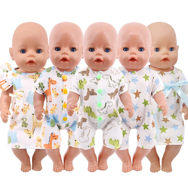 43cm Reborn New Born Baby Doll Clothes Cartoon Rompers Jumpsuits Dress For 18 Inch American of girl&43Cm Baby New Born Doll Toy
43cm Reborn New Born Baby Doll Clothes Cartoon Rompers Jumpsuits Dress For 18 Inch American of girl&43Cm Baby New Born Doll Toy