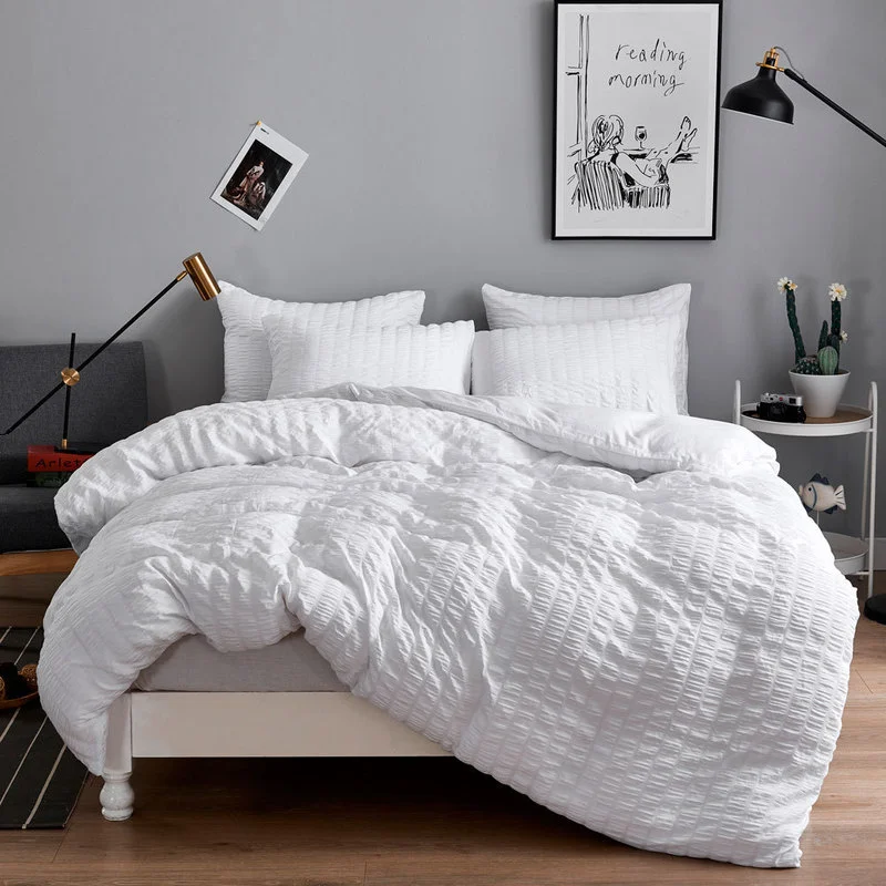 Solid Bedding Set Duvet Cover Pillowcases 3 pcs Bedclothes Bed Cover Sets Twin Queen King Size Beds Sets Free Shipping
Solid Bedding Set Duvet Cover Pillowcases 3 pcs Bedclothes Bed Cover Sets Twin Queen King Size Beds Sets Free Shipping