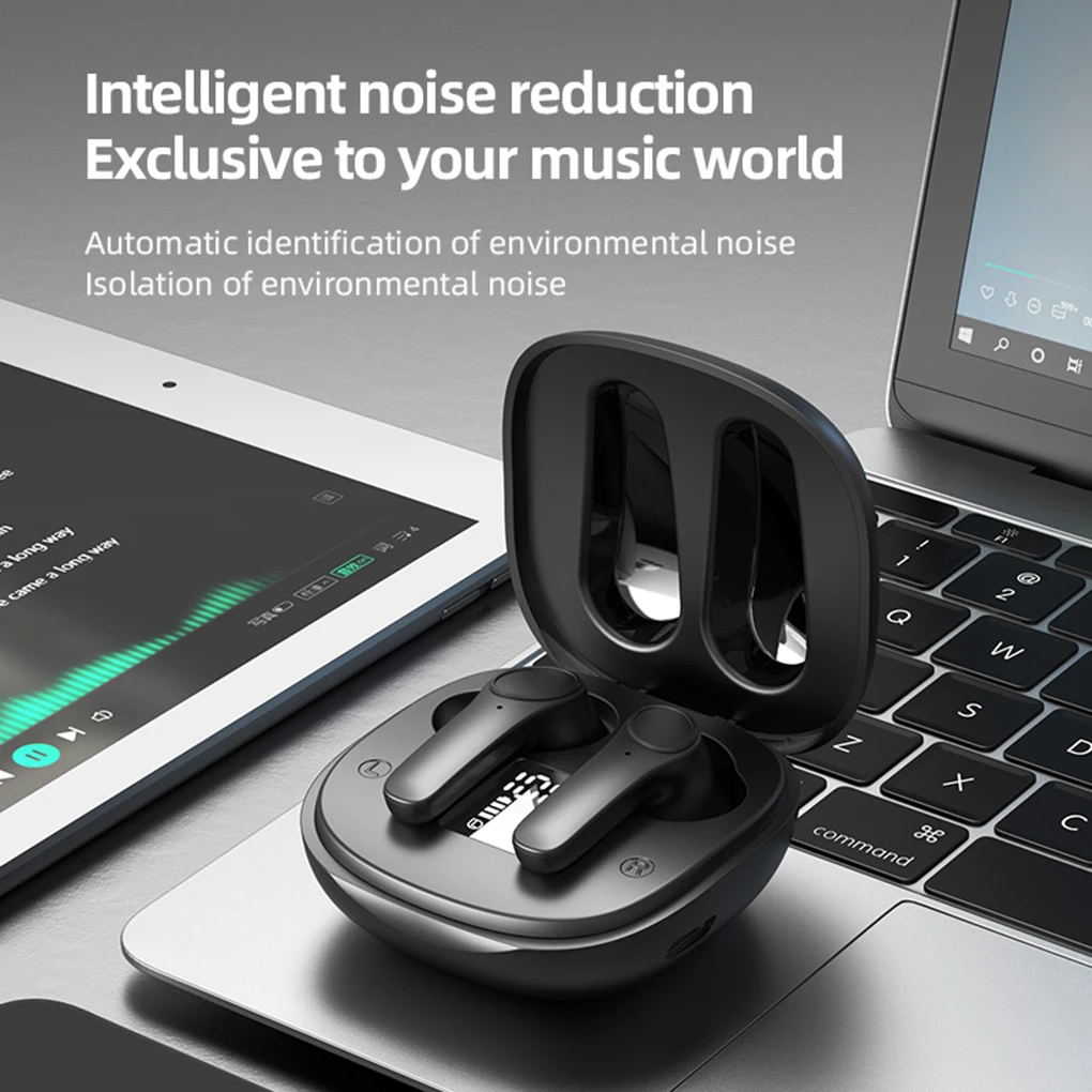 TWS Wireless Earphones Bluetooth-compatible 5.0 In-ear Stereo Sound Strong Bass IPX6 Waterproof Headphones sport Earbuds
TWS Wireless Earphones Bluetooth-compatible 5.0 In-ear Stereo Sound Strong Bass IPX6 Waterproof Headphones sport Earbuds