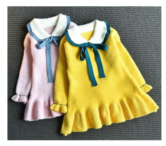 New 2-6 year old girl baby sweater dress autumn and winter models Korean baby mid-length mink velvet knitted dress for children
New 2-6 year old girl baby sweater dress autumn and winter models Korean baby mid-length mink velvet knitted dress for children