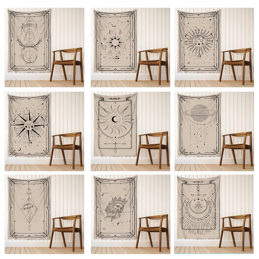 Psychedelic Star And Moon Tarot Tapestry Wall Hanging Bohemian Hippie Tapiz Witchcraft Art Home Decor
Psychedelic Star And Moon Tarot Tapestry Wall Hanging Bohemian Hippie Tapiz Witchcraft Art Home Decor