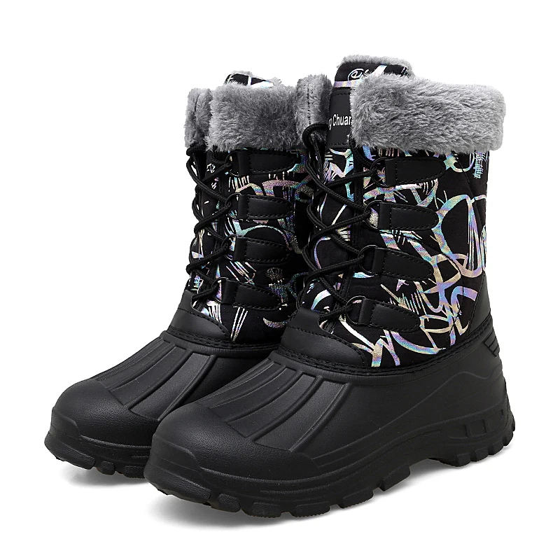 Women Boots Winter Keep Warm Quality Mid-Calf Snow Boots Ladies Lace-up Comfortable Booties Thigh High Fashion Outdoor Boots New
Women Boots Winter Keep Warm Quality Mid-Calf Snow Boots Ladies Lace-up Comfortable Booties Thigh High Fashion Outdoor Boots New