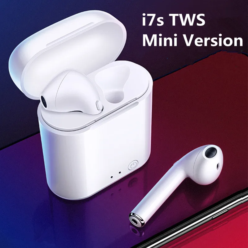 Мини Bluetooth-наушники I7s TWS для спорта, беспроводные наушники, гарнитура, стереонаушники с микрофоном и зарядной станцией для всех телефонов
Мини Bluetooth-наушники I7s TWS для спорта, беспроводные наушники, гарнитура, стереонаушники с микрофоном и зарядной станцией для всех телефонов