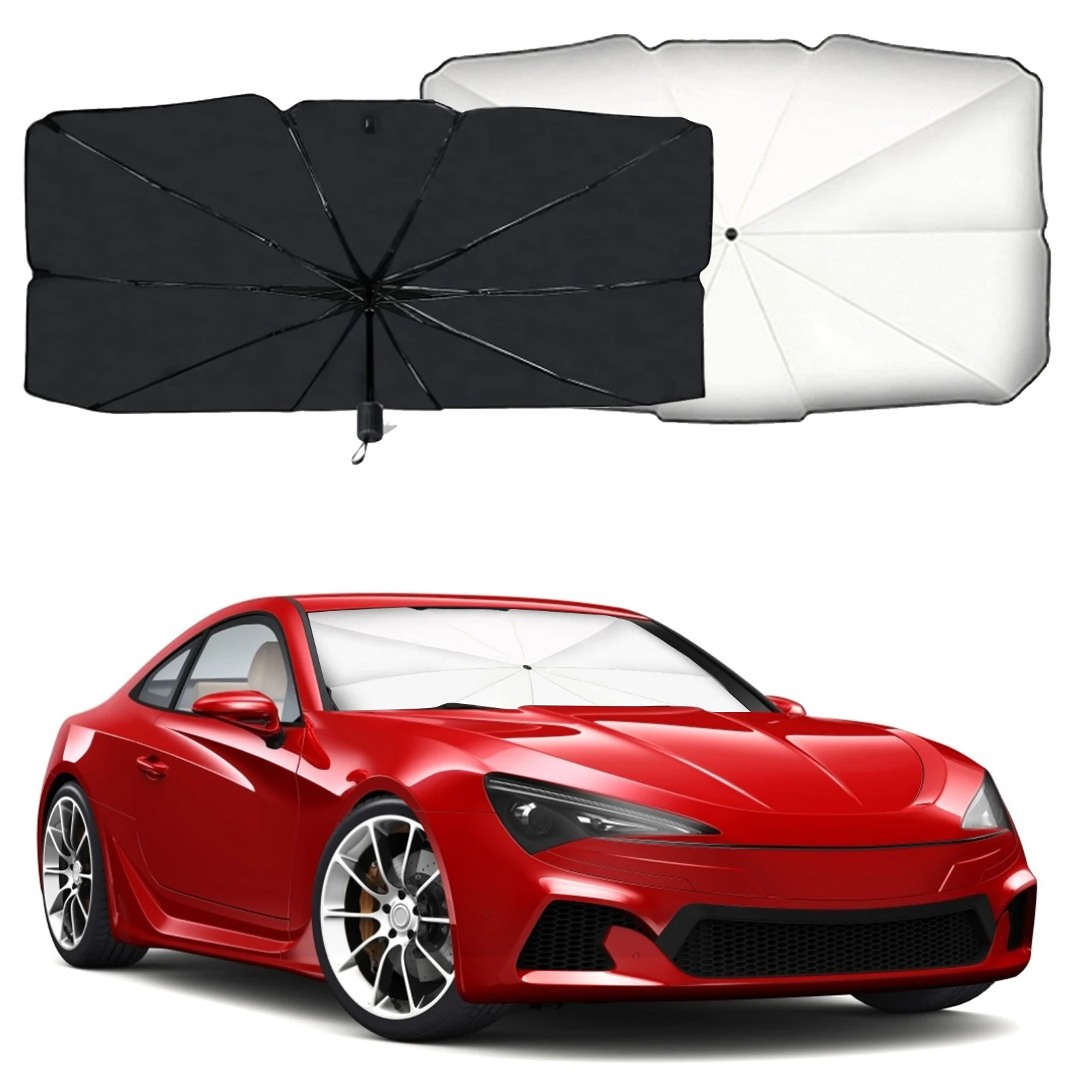 Car Sunshade Beach Umbrella Car Sunshade Anti-UV Parasol Windshield Cloth Anti-ultraviolet Umbrella Car Accessories
Car Sunshade Beach Umbrella Car Sunshade Anti-UV Parasol Windshield Cloth Anti-ultraviolet Umbrella Car Accessories