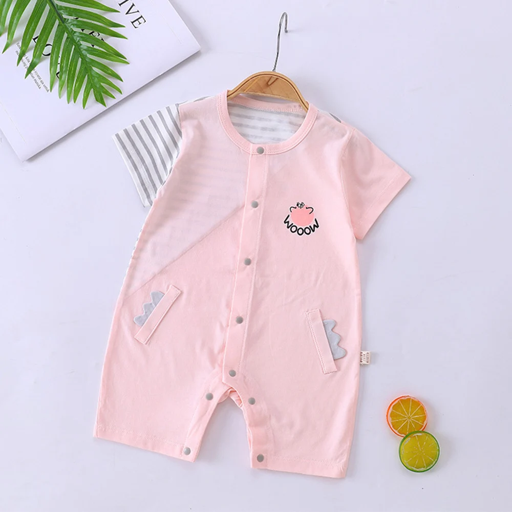 High Quality Baby Girl Jumpsuit Cartoon Cotton Dinosaur Print Newborn Onesies Summer Clothes Infant Rompers
High Quality Baby Girl Jumpsuit Cartoon Cotton Dinosaur Print Newborn Onesies Summer Clothes Infant Rompers