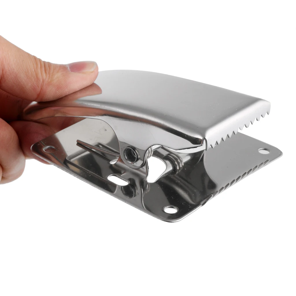 Stainless Steel Fillet Clamp Fish Tail Clip for Fillet Bait DIY Fishing Cutting Board
Stainless Steel Fillet Clamp Fish Tail Clip for Fillet Bait DIY Fishing Cutting Board