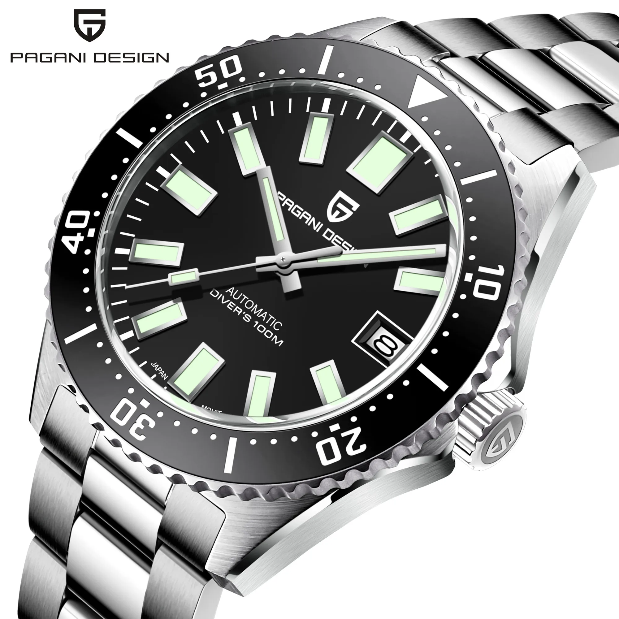 PAGANI DESIGN Automatic Watches Men Top Brand Sapphire Crystal Waterproof Clock Stainless Steel Business Sports Mechanical Watch
PAGANI DESIGN Automatic Watches Men Top Brand Sapphire Crystal Waterproof Clock Stainless Steel Business Sports Mechanical Watch