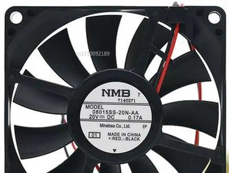 for 08015SS-20N-AA 20V 0.17A 8015 24V 8 cm 2 wire converter cooling fan Free shipping
for 08015SS-20N-AA 20V 0.17A 8015 24V 8 cm 2 wire converter cooling fan Free shipping