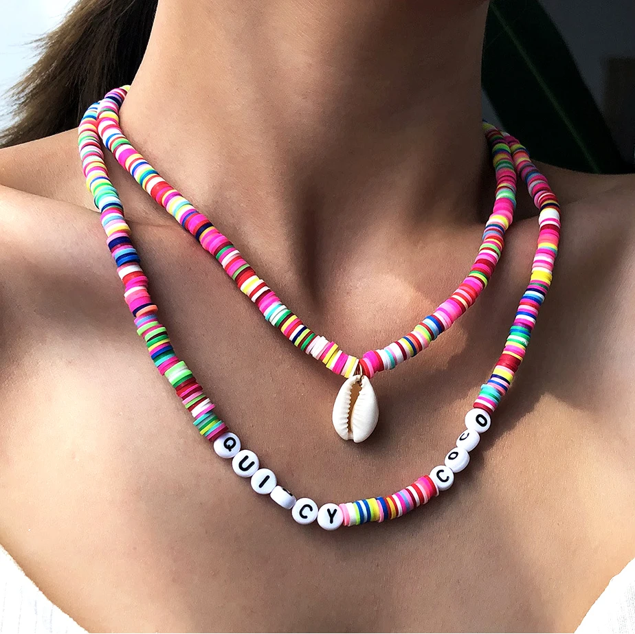2Pcs Resin Choker Necklace for Womehn Bohemia Soft Leather Letter Chain Necklace Acrylic Natural Sheel Pedant Necklace Jewelry
2Pcs Resin Choker Necklace for Womehn Bohemia Soft Leather Letter Chain Necklace Acrylic Natural Sheel Pedant Necklace Jewelry