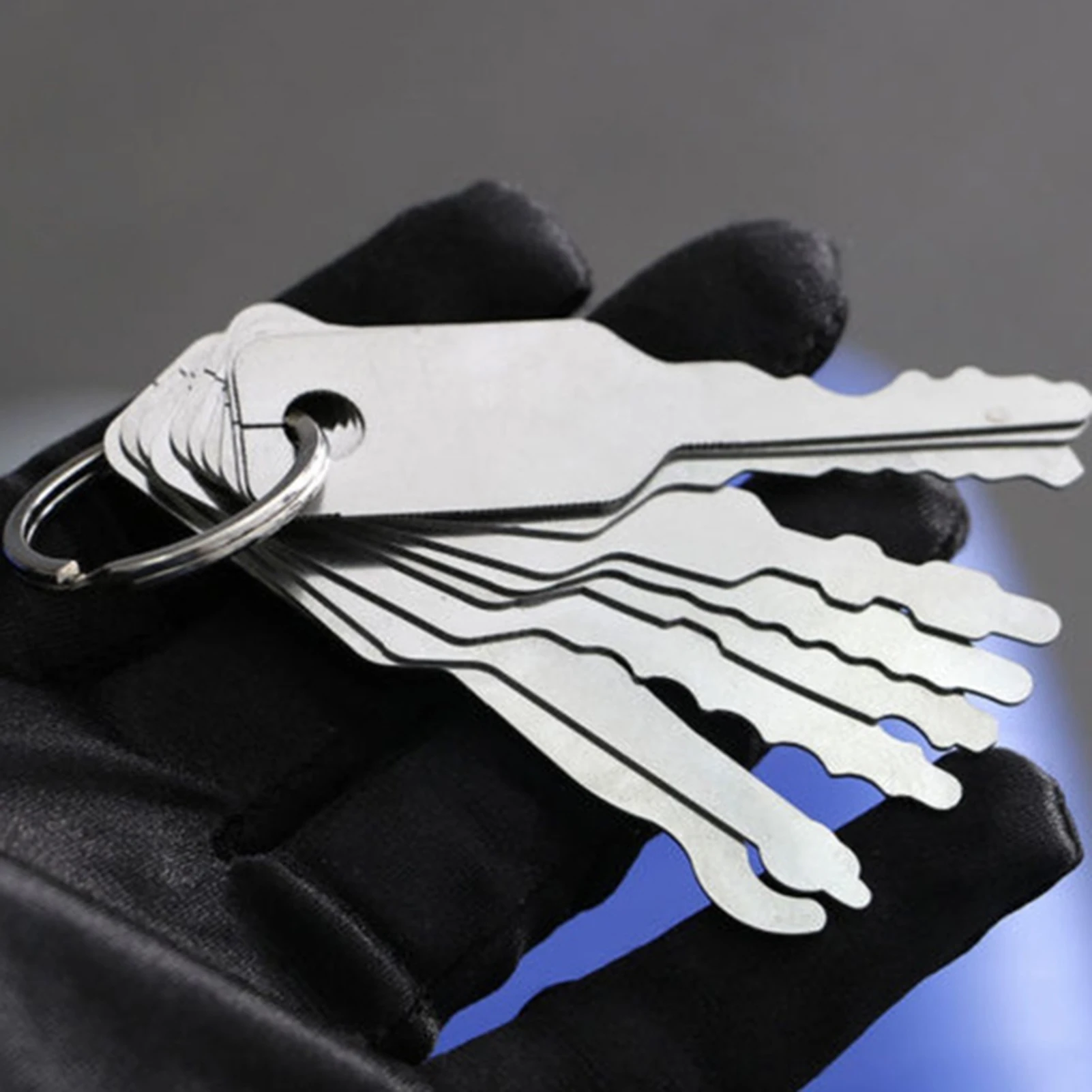 10Pcs/Set Stainless Jiggler And High Quality Keys Dual Sided Car Unlock Lock Open Repair Accessories Tool Kit Steel Car Repair
10Pcs/Set Stainless Jiggler And High Quality Keys Dual Sided Car Unlock Lock Open Repair Accessories Tool Kit Steel Car Repair