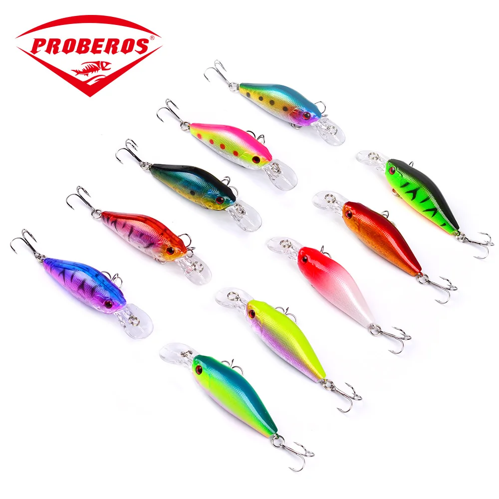 Pro Beros 7cm/8g Lures Bait Minnow Bait Deep Dive Chubby Abs Coating Bionic Hard Bait Universal Bait for Full Swimming Layer
Pro Beros 7cm/8g Lures Bait Minnow Bait Deep Dive Chubby Abs Coating Bionic Hard Bait Universal Bait for Full Swimming Layer
