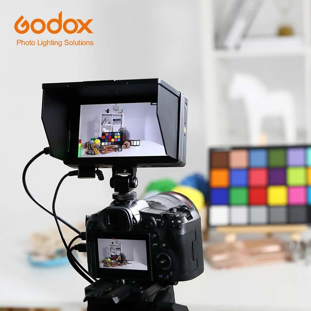 Монитор Godox GM55 4K 5 дюйма DSLR 3D LUT сенсорный экран IPS FHD 1920x1080 видео HDMI полевой монитор