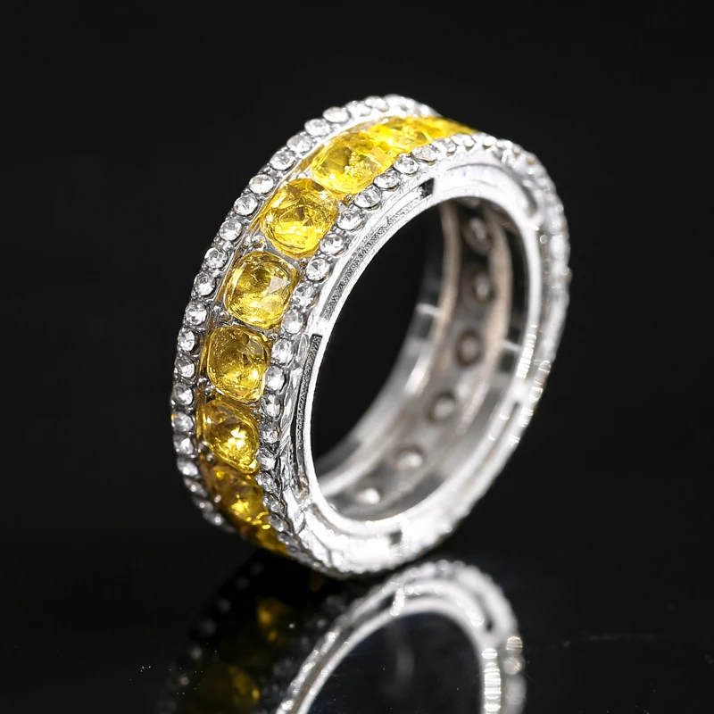 New female hot sale adorn article double row set zircon annulus ring vogue is contracted style rings for women
New female hot sale adorn article double row set zircon annulus ring vogue is contracted style rings for women