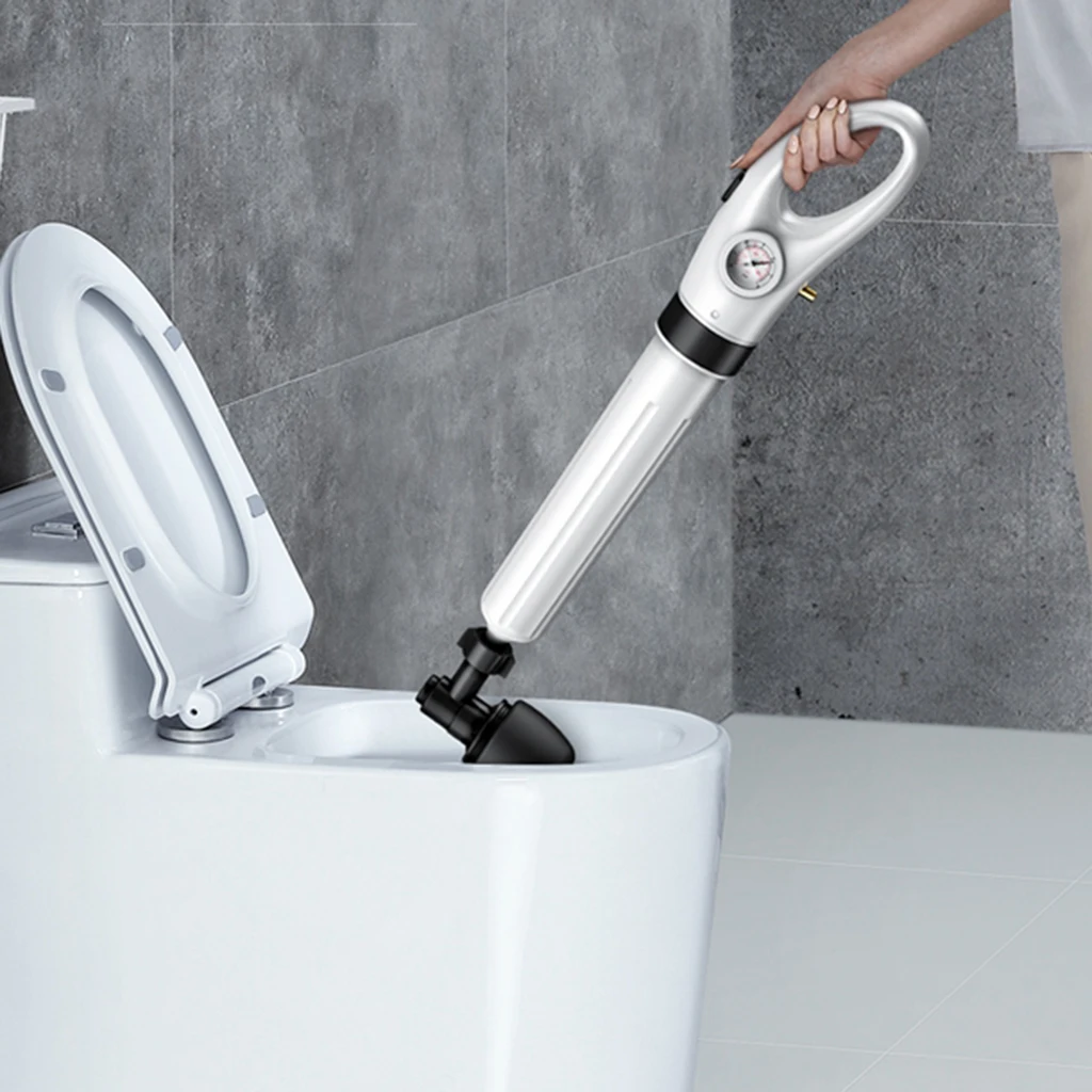 Sewer Drain Opener Professional Pipe Plunger Toilet Air Gun Pressure Plunger Pump Sinks Blaster Augers Pneumatic Cleaning Clog
Sewer Drain Opener Professional Pipe Plunger Toilet Air Gun Pressure Plunger Pump Sinks Blaster Augers Pneumatic Cleaning Clog