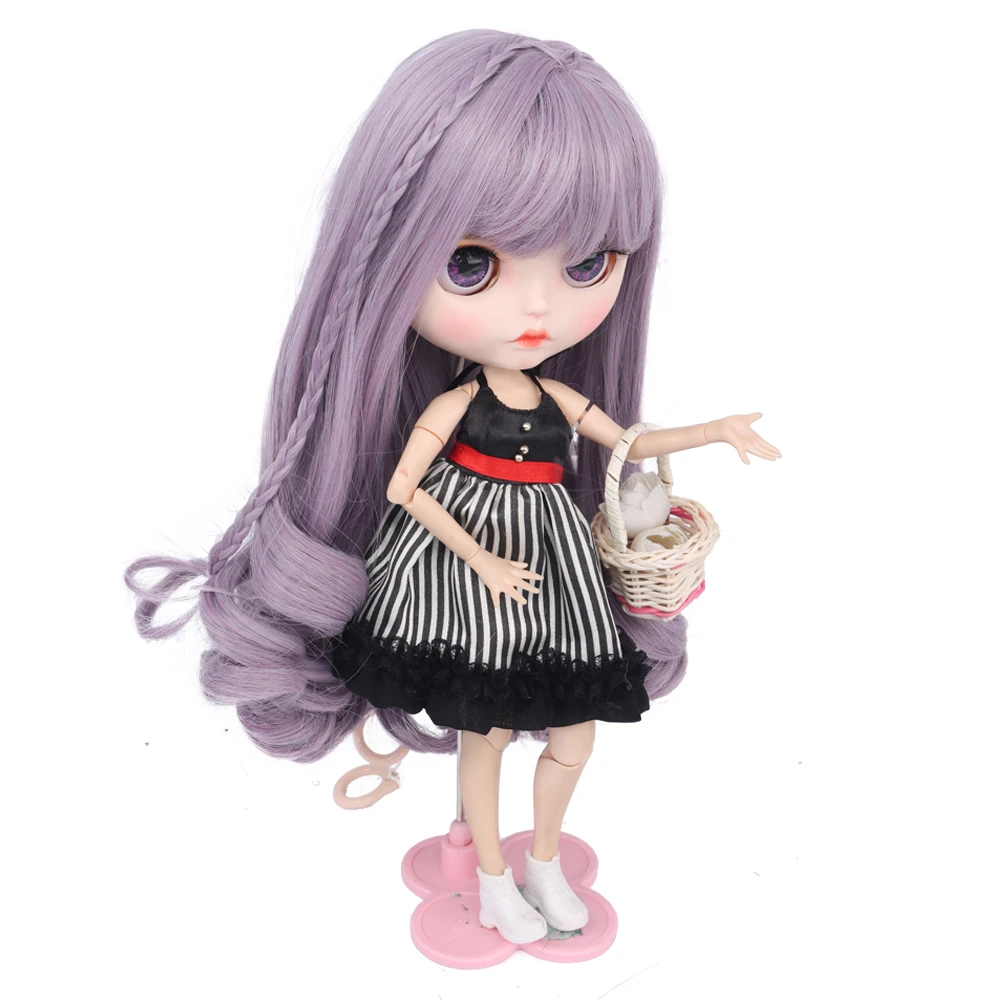 Светильник-фиолетовые кукольные парики, синие длинные кудрявые волосы с прямой челкой, плетеные для Bly-куклы с окружностью головы 25 см
Светильник-фиолетовые кукольные парики, синие длинные кудрявые волосы с прямой челкой, плетеные для Bly-куклы с окружностью головы 25 см