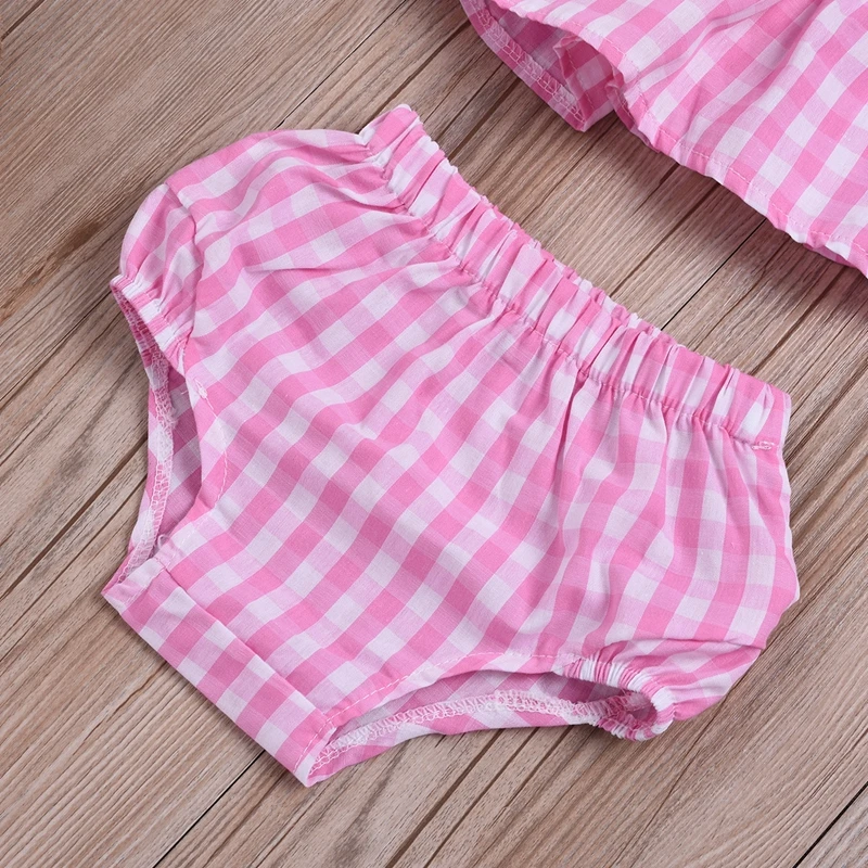 Summer Girls Pink Dress Kids Plaid Sleeveless Ruffle Tops Dress Shorts Toddler Girl Clothes Kid Outfits Set Baby Girl Clothes
Summer Girls Pink Dress Kids Plaid Sleeveless Ruffle Tops Dress Shorts Toddler Girl Clothes Kid Outfits Set Baby Girl Clothes