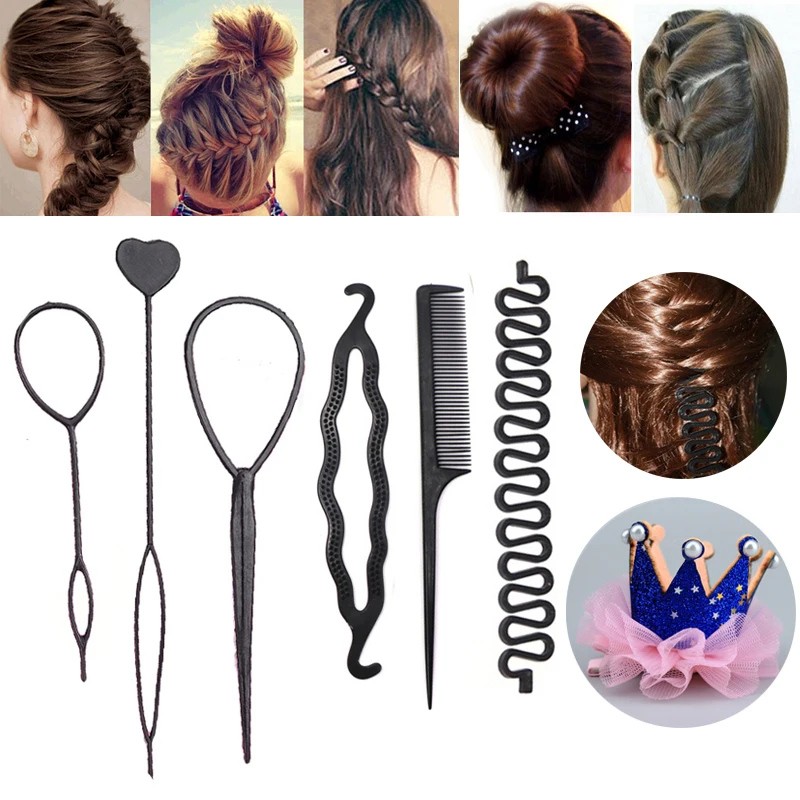 Hair Accessories Set Braiding Hair Styling Tools Donut Hair Bun Maker Twist Hair Clips Hairpins Braider for Women Girls
Hair Accessories Set Braiding Hair Styling Tools Donut Hair Bun Maker Twist Hair Clips Hairpins Braider for Women Girls