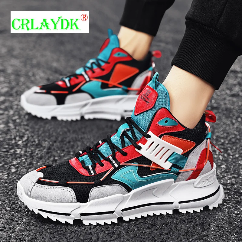 CRLAYDK Winter 2021 Men High Top Sneakers Sports Casual Thick Sole Breathable Walking Youth Boys Mesh Running Shoes for Students
CRLAYDK Winter 2021 Men High Top Sneakers Sports Casual Thick Sole Breathable Walking Youth Boys Mesh Running Shoes for Students