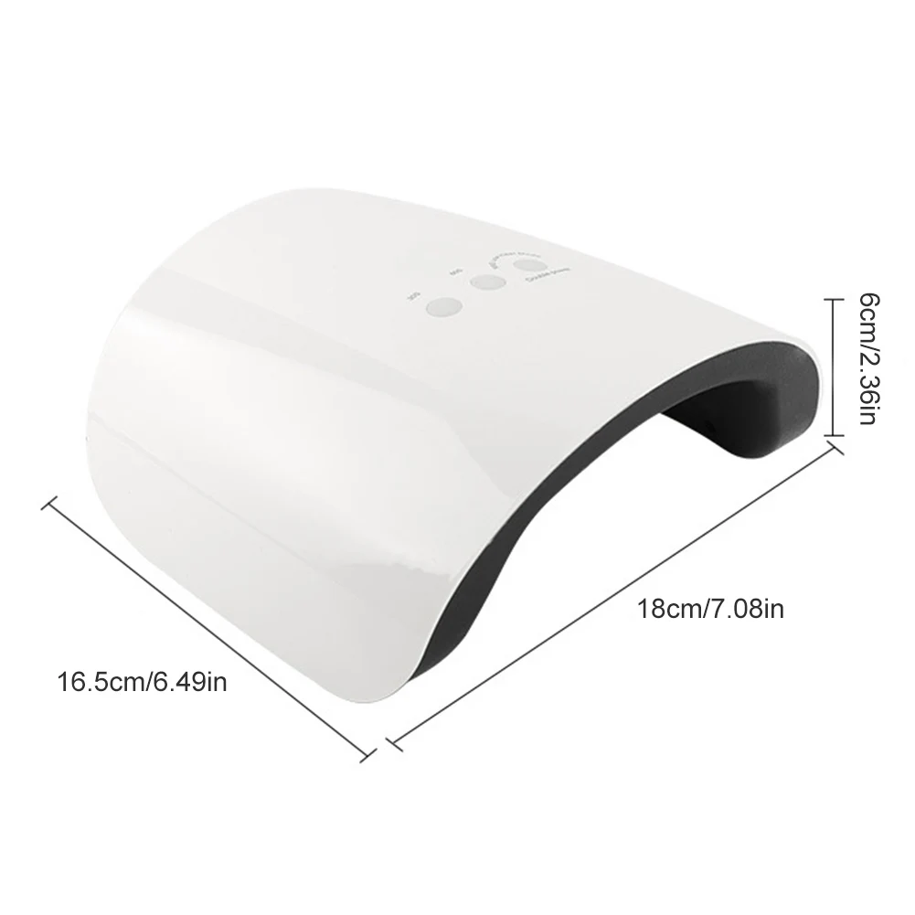 Rechargeable UV/LED Nail Gel Polish Lamp Dryer 24W Intelligent timing Fast Curing 60S/90S/120S Adjustable Curing Manicure Tools
Rechargeable UV/LED Nail Gel Polish Lamp Dryer 24W Intelligent timing Fast Curing 60S/90S/120S Adjustable Curing Manicure Tools