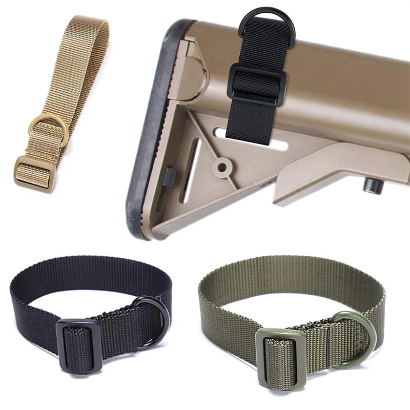 Tactical Rifle Buttstock Sling Adapter Gun Rope Strap Sling Mount Strap Loop Adapter Hunting Strapping Belt Webbing Attachment
Tactical Rifle Buttstock Sling Adapter Gun Rope Strap Sling Mount Strap Loop Adapter Hunting Strapping Belt Webbing Attachment