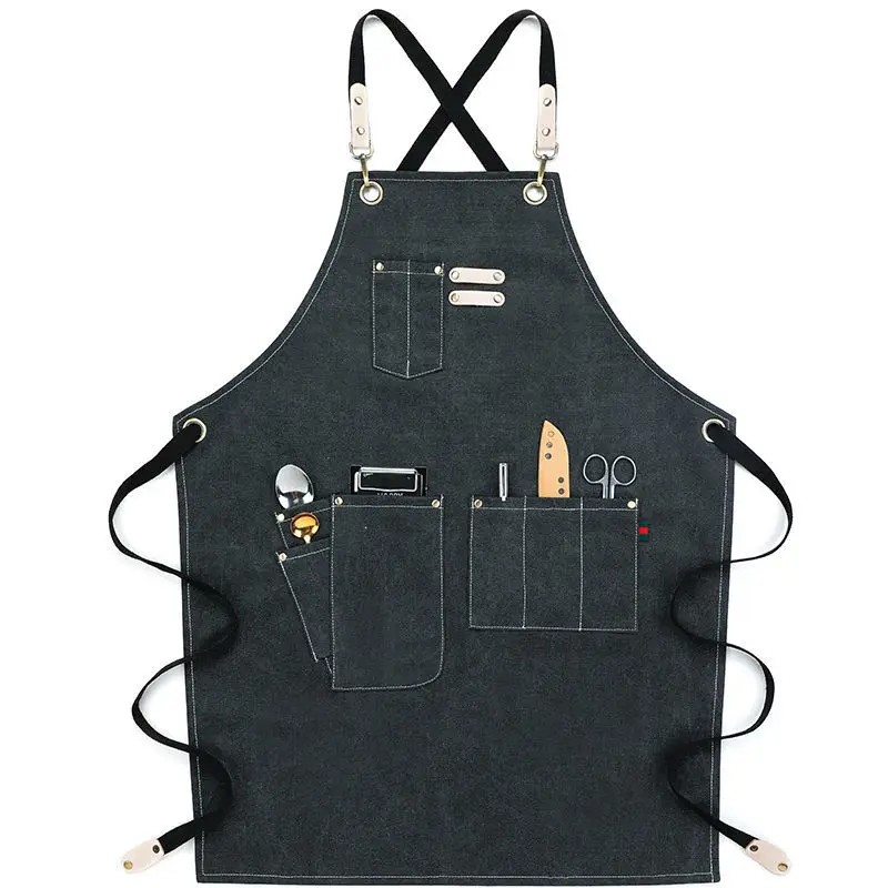 Waterproof and Antifouling Thick Canvas Apron Fashion Barista Baked Milk Tea Flower Shop Direct Sales
Waterproof and Antifouling Thick Canvas Apron Fashion Barista Baked Milk Tea Flower Shop Direct Sales