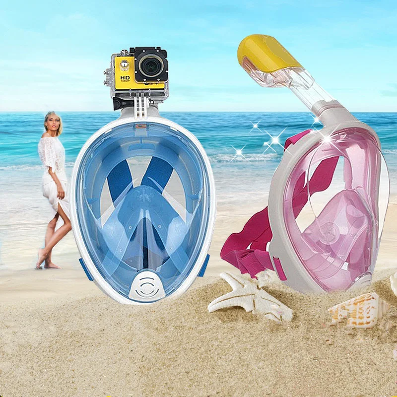Anti Fog Full Face Diving Mask Underwater Snorkeling Mask Set Anti-skid Ring Snorkel Swimming Diving Equipment Wholesales
Anti Fog Full Face Diving Mask Underwater Snorkeling Mask Set Anti-skid Ring Snorkel Swimming Diving Equipment Wholesales