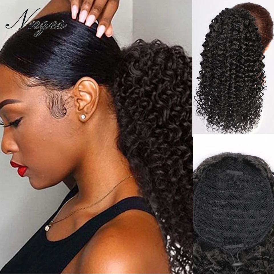 NNZES 12inches Short Afro Curly Hair Extension Synthetic Clip in Pony Tail African Hair Extension for Black Women
NNZES 12inches Short Afro Curly Hair Extension Synthetic Clip in Pony Tail African Hair Extension for Black Women
