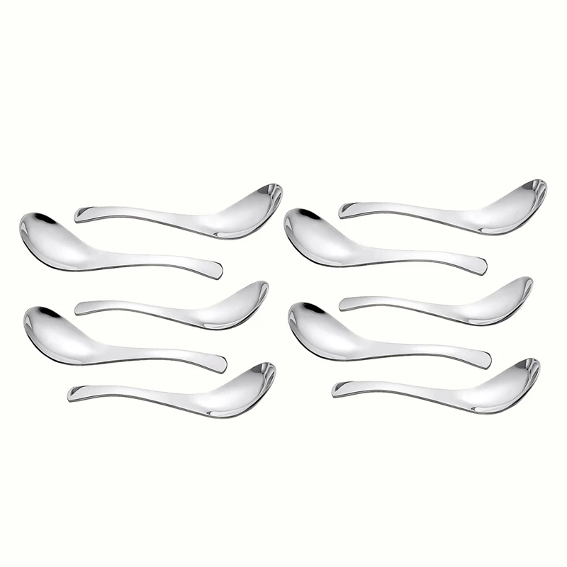 Soup Spoons,10 Pack Stainless Steel Teaspoons,Spoons for Soup, Rice, Tea, Milk, Coffee, Dessert
Soup Spoons,10 Pack Stainless Steel Teaspoons,Spoons for Soup, Rice, Tea, Milk, Coffee, Dessert