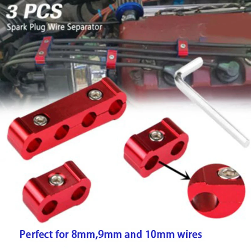 Car Spark Plug Electrical Wire Clamp Separator Line Ignition Cable Clip Auto Decoration 3Pcs For 8mm/9mm/10mm Car Accesssories
Car Spark Plug Electrical Wire Clamp Separator Line Ignition Cable Clip Auto Decoration 3Pcs For 8mm/9mm/10mm Car Accesssories