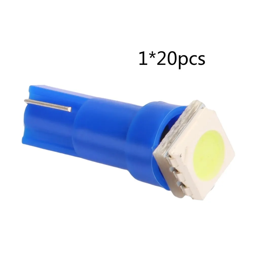 20 шт./компл. T5 5050 1SMD приборная панель со светодиодной лампой с клиновидным цоколем, универсальная Светодиодная лампа для салона автомобиля с...
20 шт./компл. T5 5050 1SMD приборная панель со светодиодной лампой с клиновидным цоколем, универсальная Светодиодная лампа для салона автомобиля с...