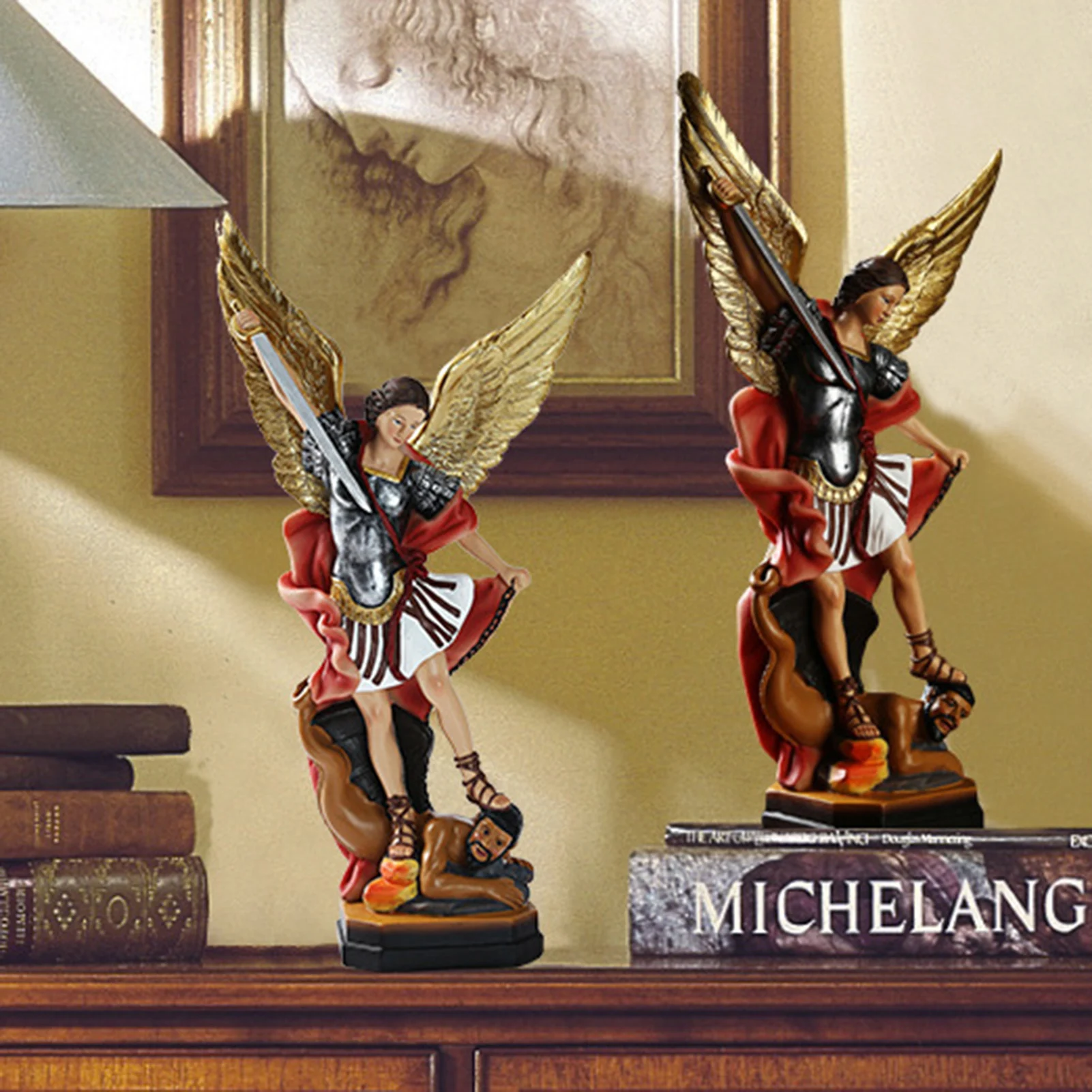2021 New Angel and Demon Battle Statue Home Garden Resin Figurine Ornament Catholic Gifts
2021 New Angel and Demon Battle Statue Home Garden Resin Figurine Ornament Catholic Gifts