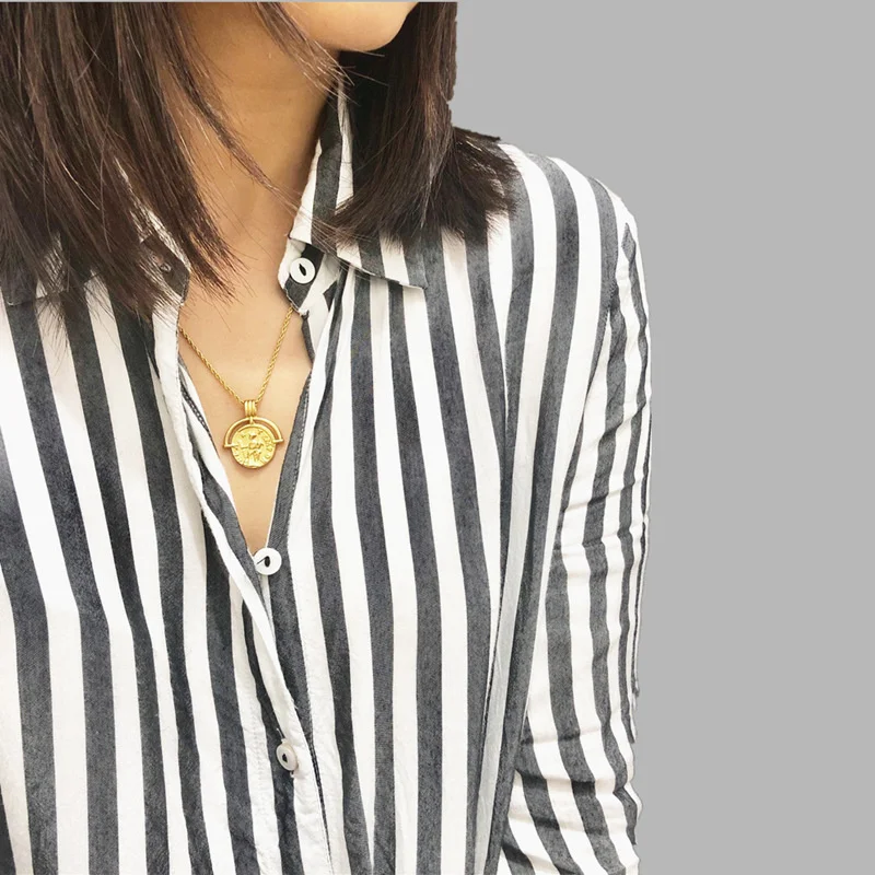 Vintage Romantic Geometirc Roman Coin Necklaces For Women Goth Gold Silver Portrait Retro Pendant Boho Chokers Necklace Jewelry
Vintage Romantic Geometirc Roman Coin Necklaces For Women Goth Gold Silver Portrait Retro Pendant Boho Chokers Necklace Jewelry