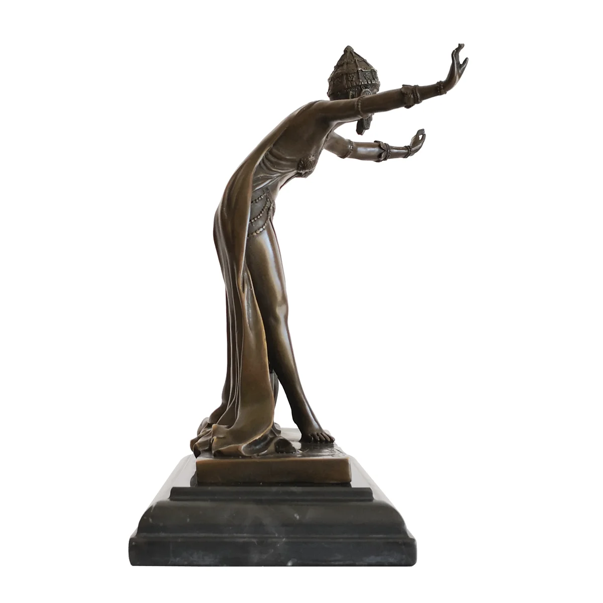 Classical Assyria Dance Statue Sculpture Hot Cast Bronze Antique Asian Woman Art Collectible Figurine Home Office Decor
Classical Assyria Dance Statue Sculpture Hot Cast Bronze Antique Asian Woman Art Collectible Figurine Home Office Decor