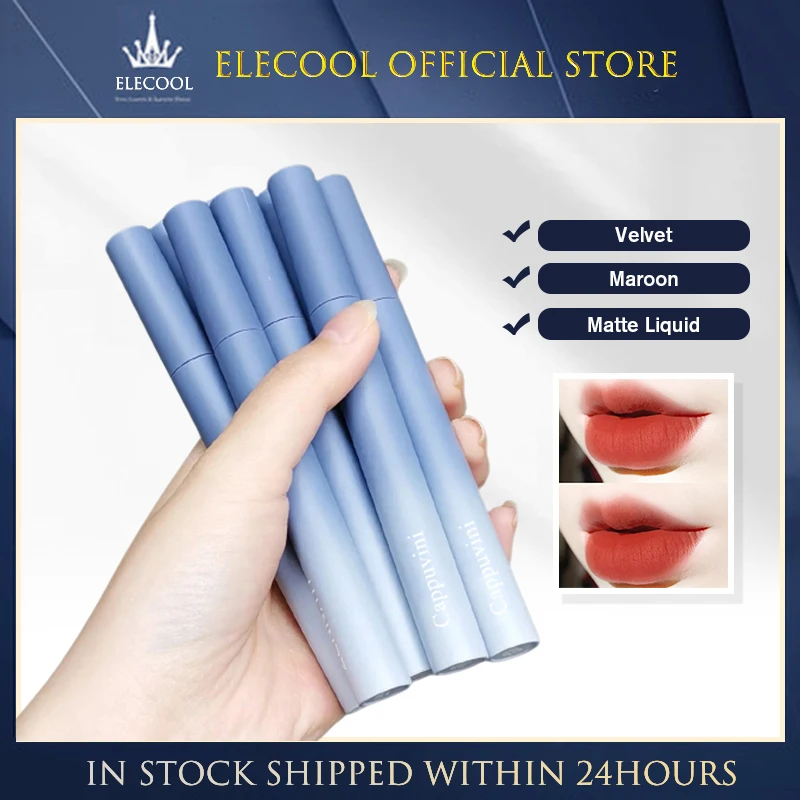 ELECOOL 6 Colors Liquid Lipstick Velvet Matte Lip Gloss Cosmetic Lightweight Lip Glaze Lasting Lip Tint Waterproof Makeup TSLM1
ELECOOL 6 Colors Liquid Lipstick Velvet Matte Lip Gloss Cosmetic Lightweight Lip Glaze Lasting Lip Tint Waterproof Makeup TSLM1