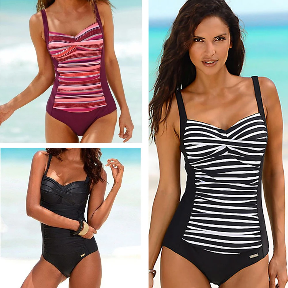 2020 New One Piece Swimsuit Plus Size Swimwear Women Classic Vintage Bathing Suits Beachwear Backless Slim Swim Wear M~2XL
2020 New One Piece Swimsuit Plus Size Swimwear Women Classic Vintage Bathing Suits Beachwear Backless Slim Swim Wear M~2XL