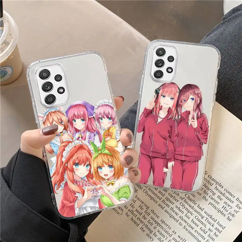Nakano Nino Anime Cartoon Phone Case Transparent For Samsung s21 ultra s20 fe s10 Plus a52 a51 a12 a71 Note 20 Shell Cover Coque
Nakano Nino Anime Cartoon Phone Case Transparent For Samsung s21 ultra s20 fe s10 Plus a52 a51 a12 a71 Note 20 Shell Cover Coque
